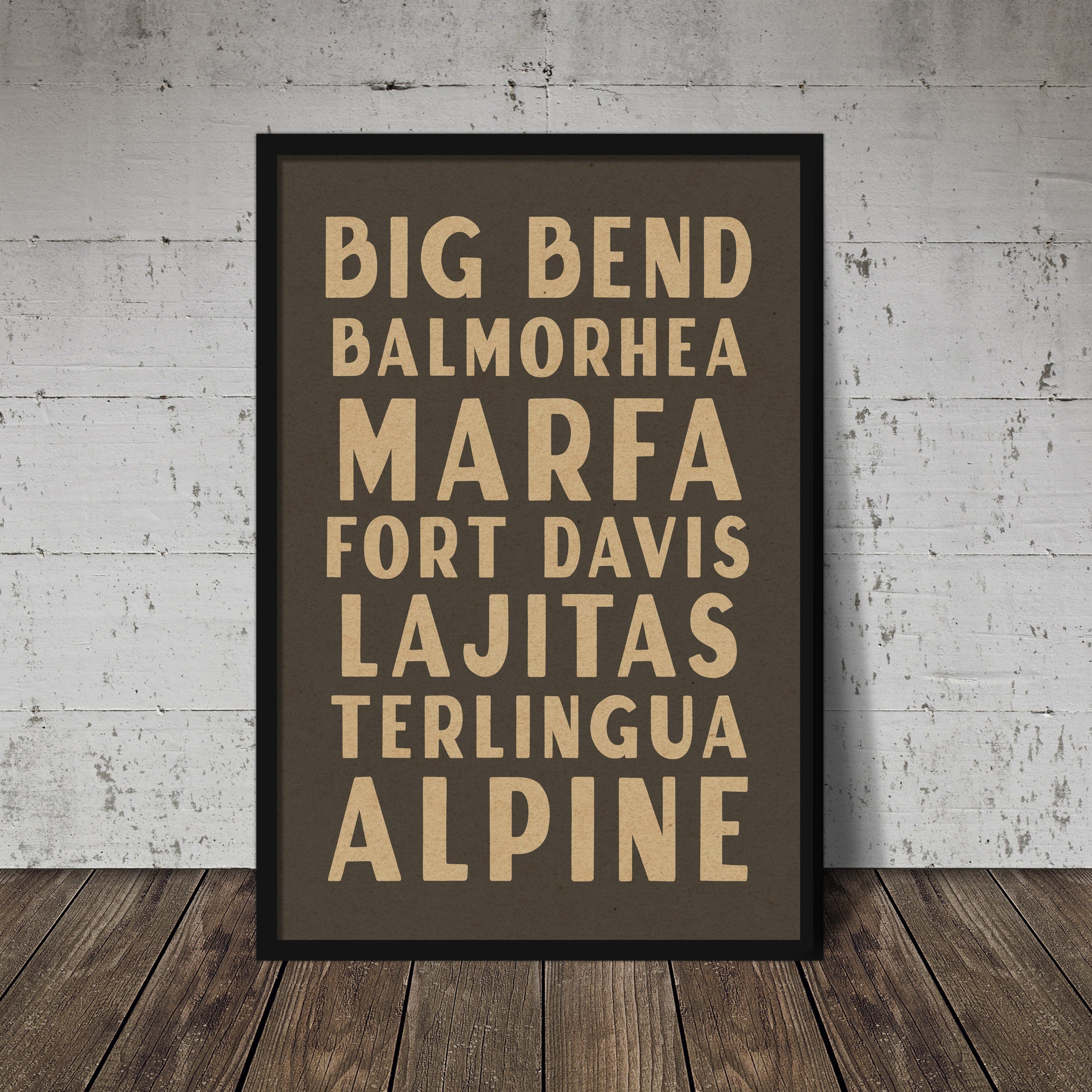 West Texas Subway Scroll