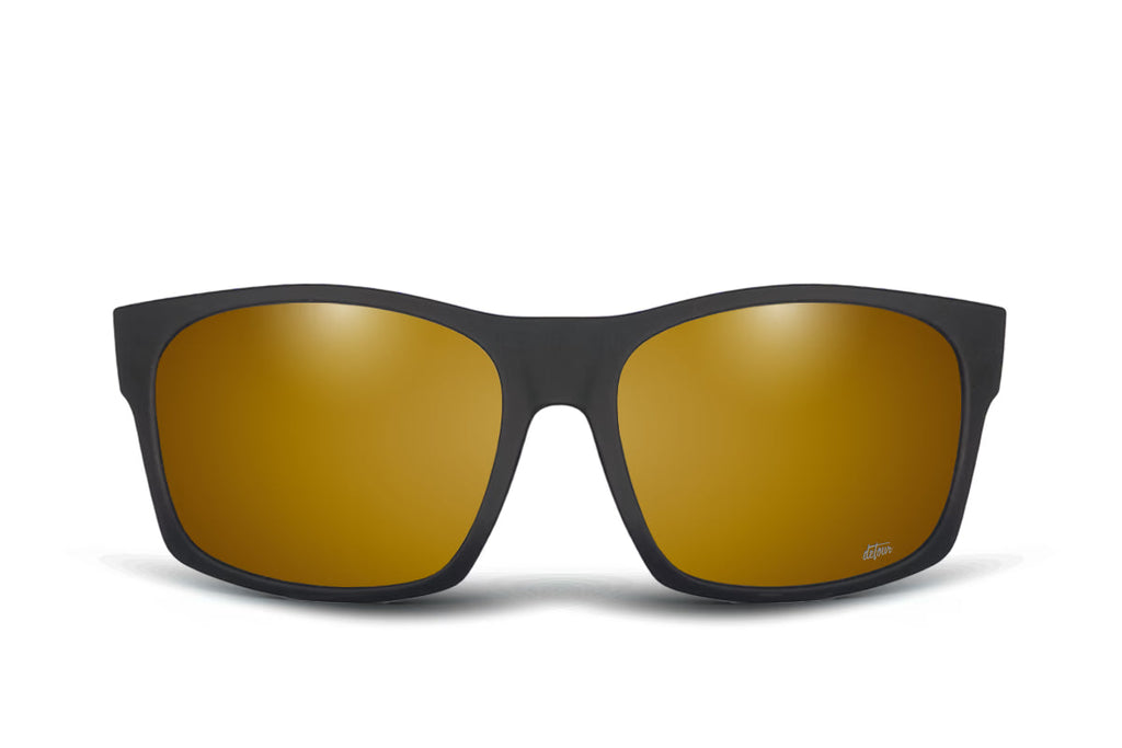 Big Kahuna XL - Matte Black - 24k Gold Polarized
