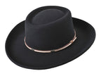 Outdoor Merino wool felt hat Rust