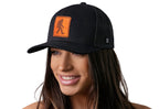 Bigfoot Trucker Hat  |  Leather Sasquatch Snapback