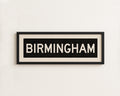 Framed Birmingham Alabama Bus Scroll