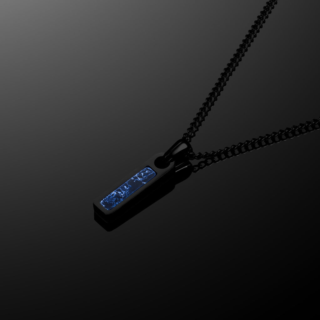 Birthstone Tag Necklace - Stealth