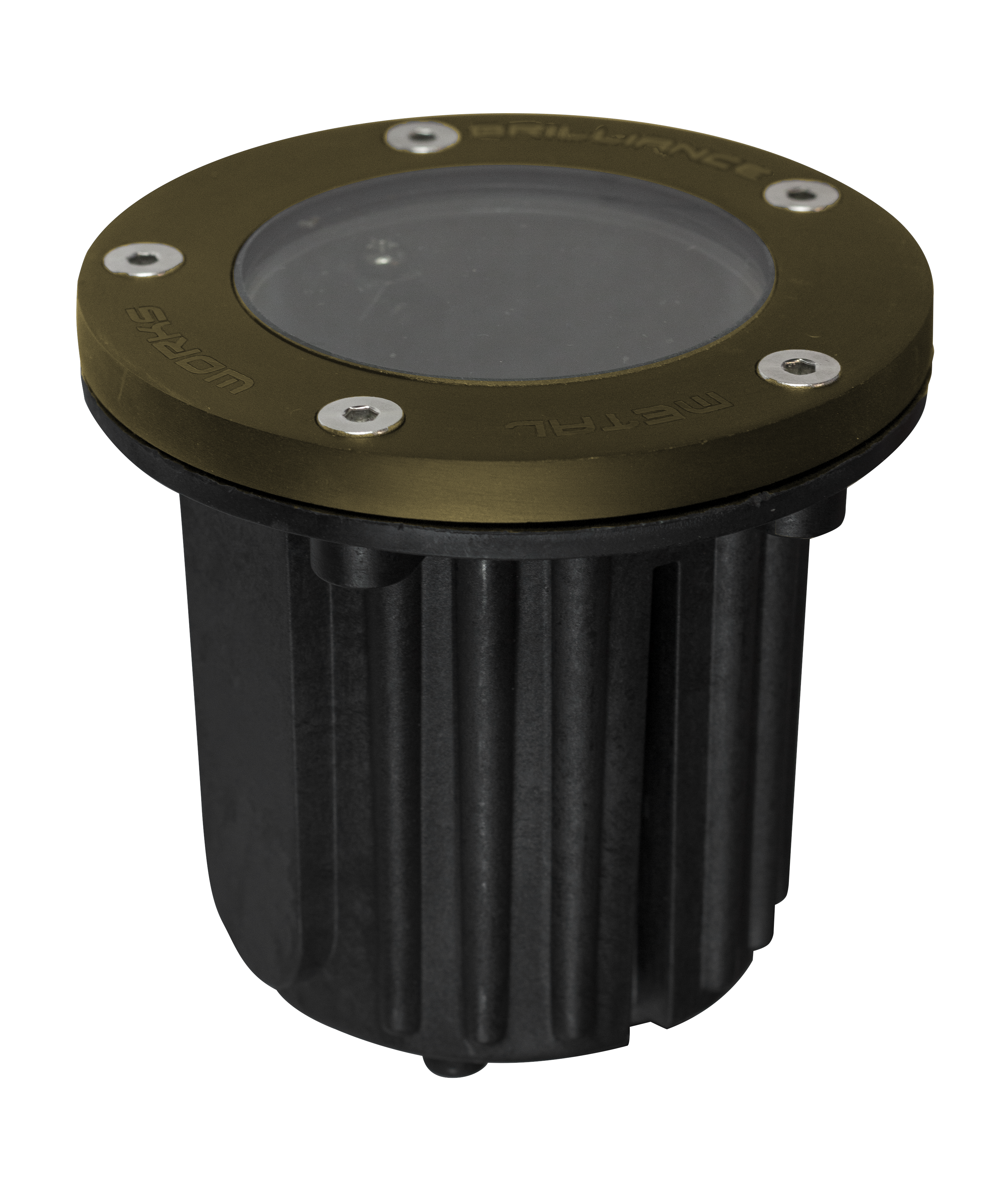 Black Diamond MR16 Well Light in Bronze  FLAT MR16 ECO 4W 2700K 30