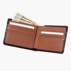 Bison Bi-Fold Brown Wallet