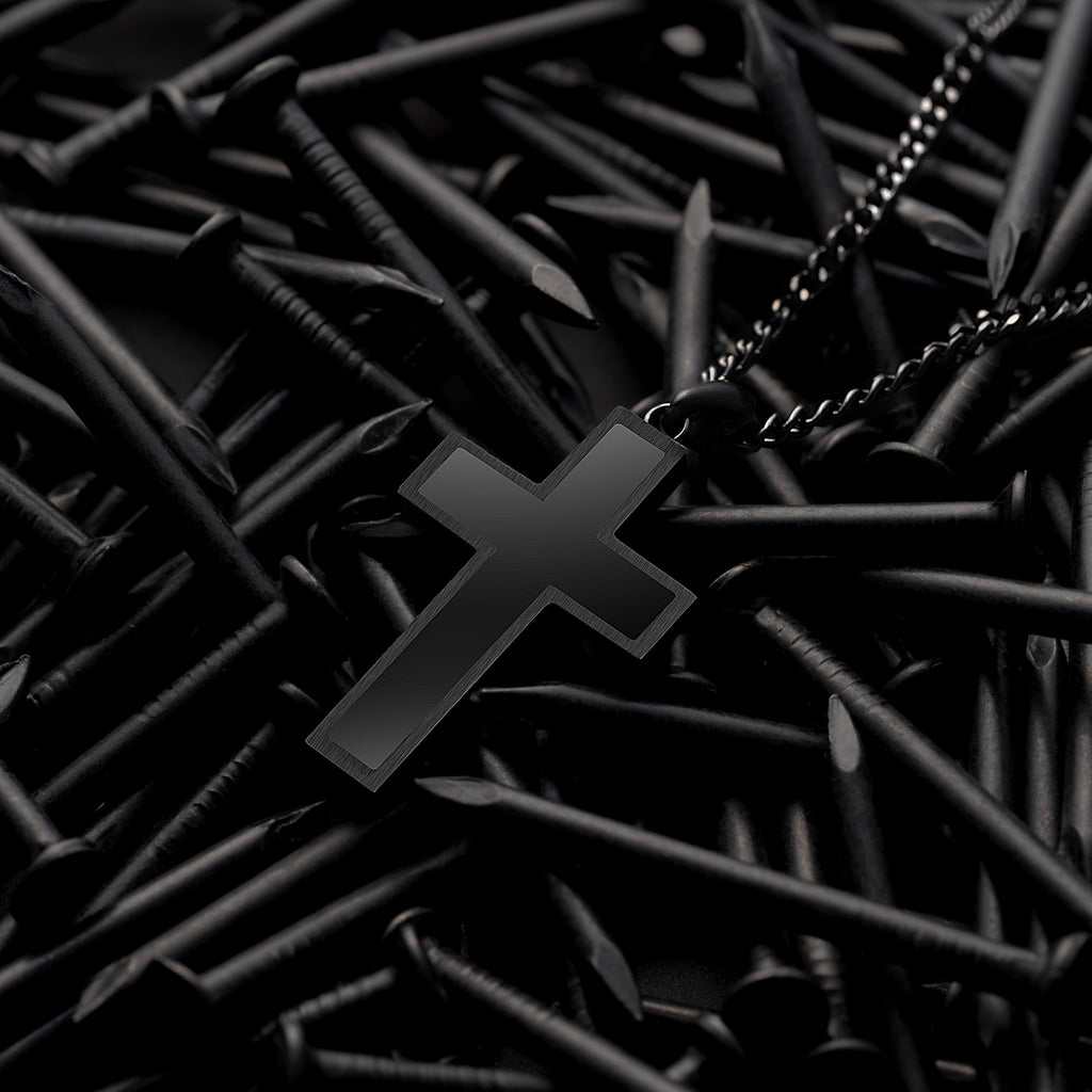 Stone Cross (Large) - Stealth