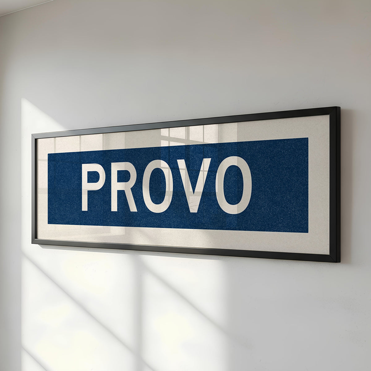 Framed Provo Navy Bus Scroll