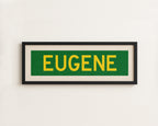 Framed Eugene Green Bus Scroll