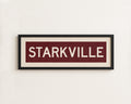 Framed Starkville Maroon Bus Scroll