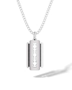 Razor Blade Pendant Necklace