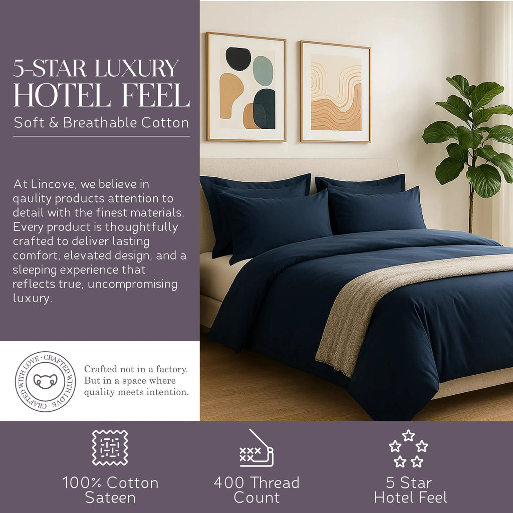 100% Cotton Duvet Cover Set - Classic Hotel Collection