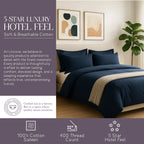 100% Cotton Duvet Cover Set - Classic Hotel Collection