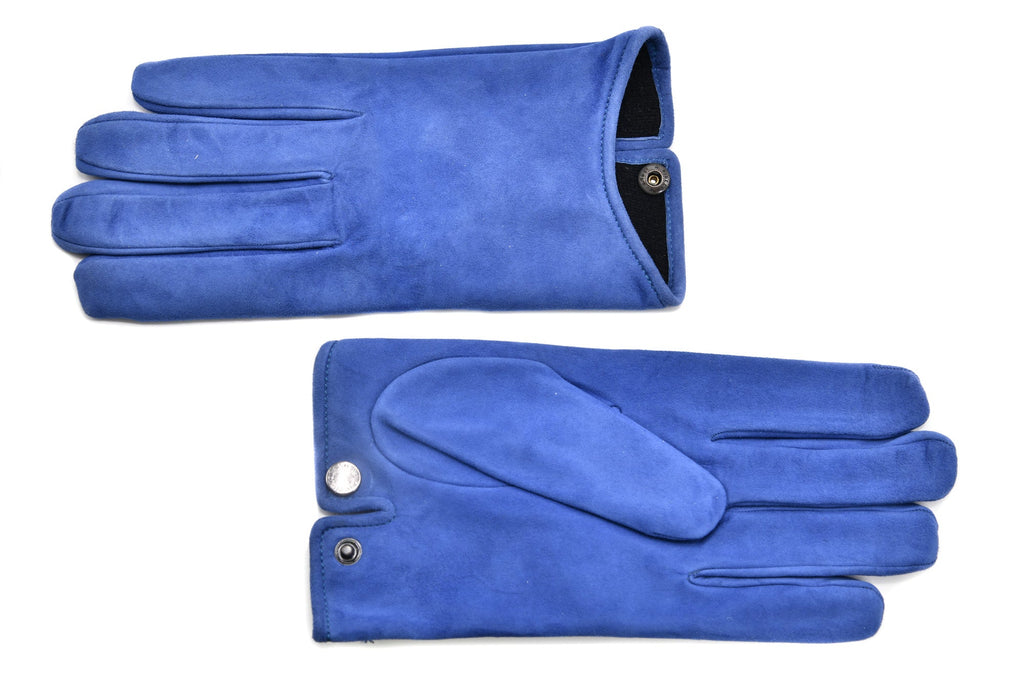 Mario Portolano Suede Button Clasp Gloves