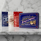 Spirits & Whisky Peanuts – 3 Gourmet Flavors 12oz Tin