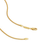 Box Chain Necklace, 2MM - 14K Gold