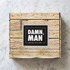 Gourmet Manly Nut Box Gift for Men - 6 Snacks