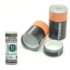 Fake Battery Diversion safes (2 Pack) - Realistic and Cool hidden safes to protect valuables