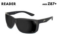 Breach Bifocal Reader - Jet Black Polarized