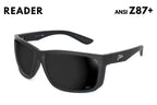 Breach Bifocal Reader - Jet Black Polarized