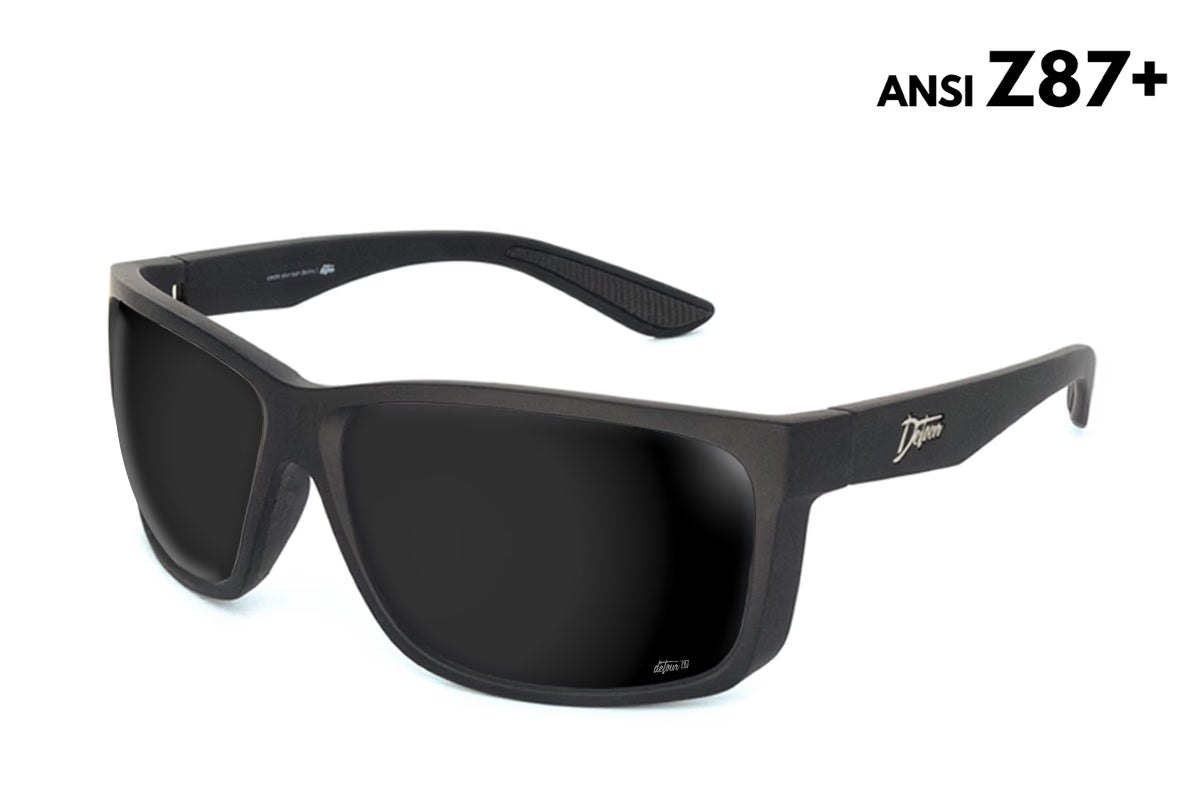Breach - Matte Black - Jet Black Polarized ANSI Z87+