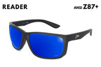 Breach Bifocal Reader - Deep Blue Polarized