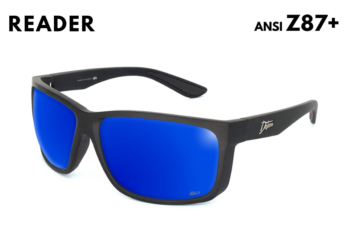 Breach Bifocal Reader - Deep Blue Polarized