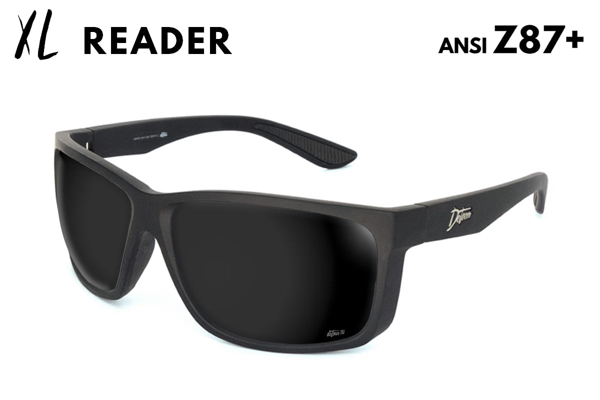 Breach XL Bifocal Reader - Jet Black Polarized