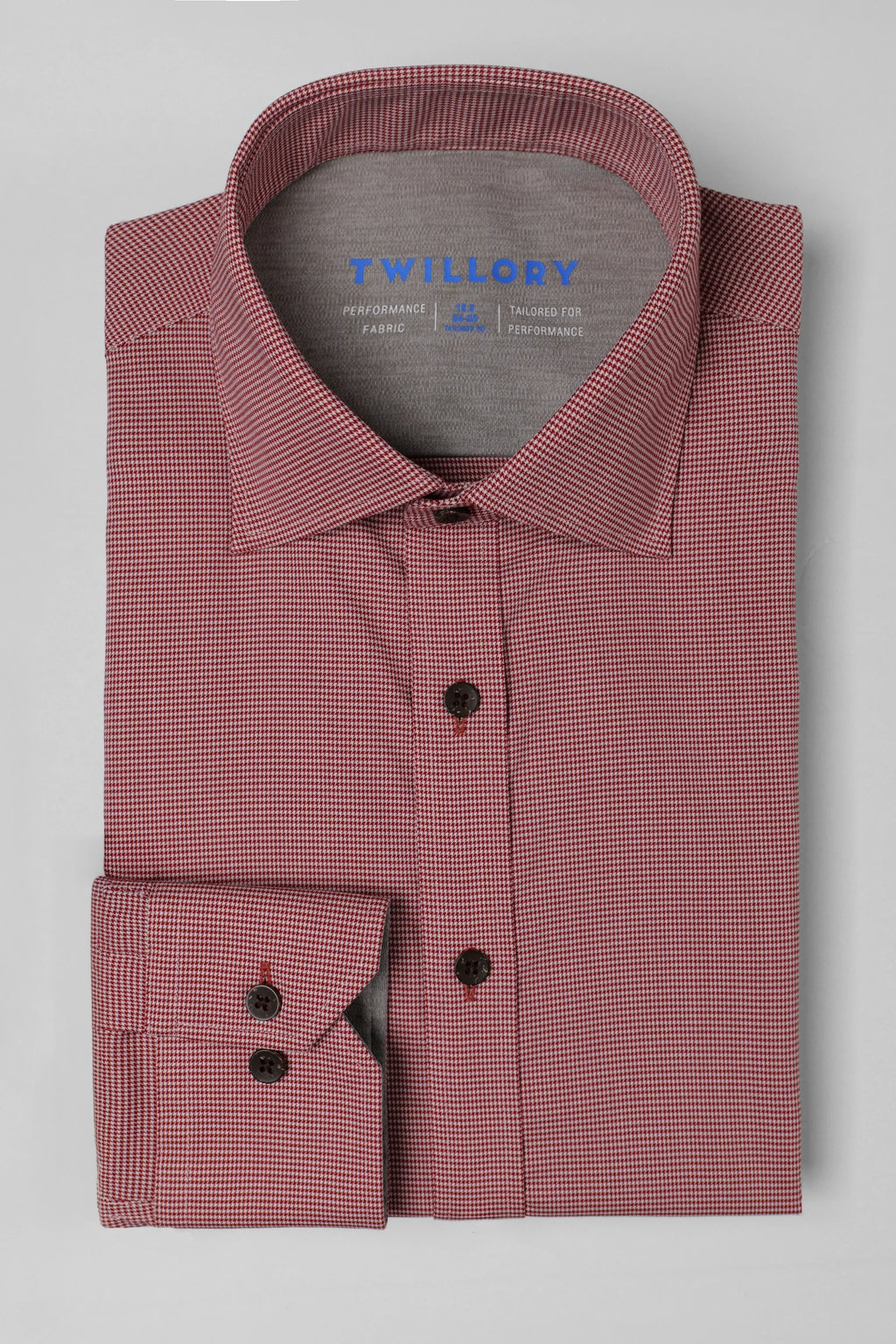 Leader Non-Iron Houndstooth | Brick