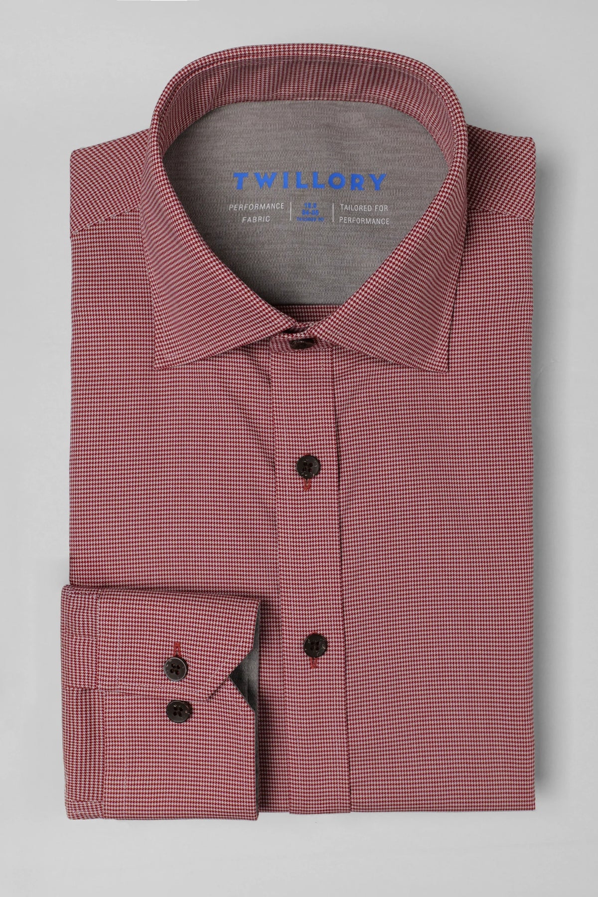 Leader Non-Iron Houndstooth | Brick