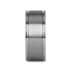 BRIDGEPORT Flat Satin Finish Tungsten Carbide Ring - 6mm - 10mm