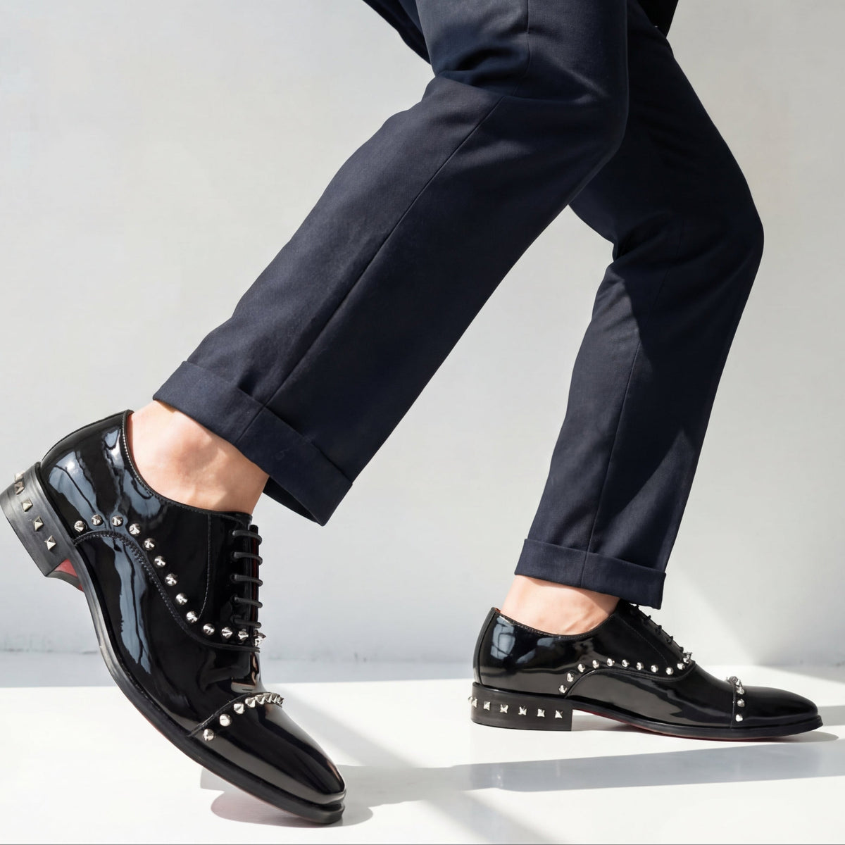 Barocco Bright Sparks Men's Loafers - Black