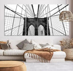 Brooklyn Bridge Wall Art Canvas Print