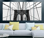 Brooklyn Bridge Wall Art Canvas Print