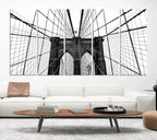 Brooklyn Bridge Wall Art Canvas Print