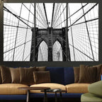 Brooklyn Bridge Wall Art Canvas Print