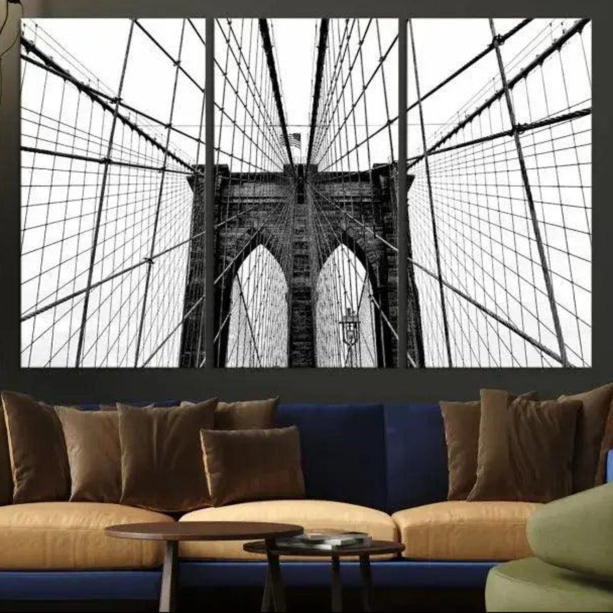 Brooklyn Bridge Wall Art Canvas Print