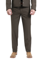 Men's Brown Western Suit 2-Piece - Cowboy Suit with Western Yoke & Pearl Snaps