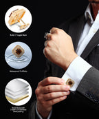 Large Square Crystal Diamond Cufflinks CL71XX