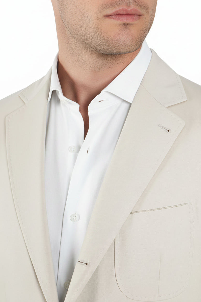 Brunello Cucinelli Solid Cotton Suit