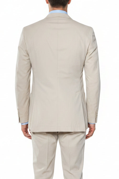 Brunello Cucinelli Solid Cotton Suit