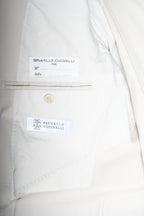 Brunello Cucinelli Solid Cotton Suit