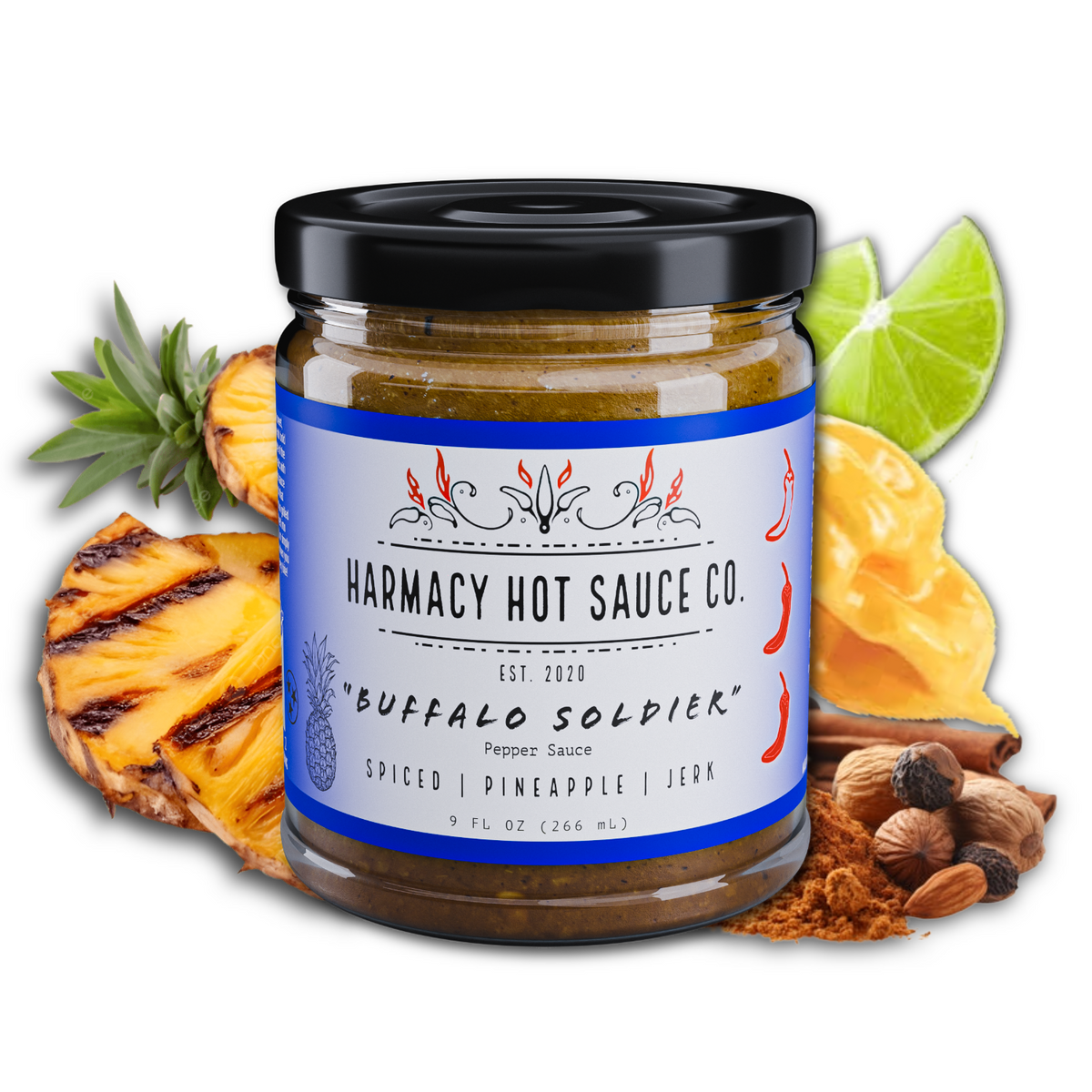 Buffalo Soldier - Pineapple Jerk (9oz)