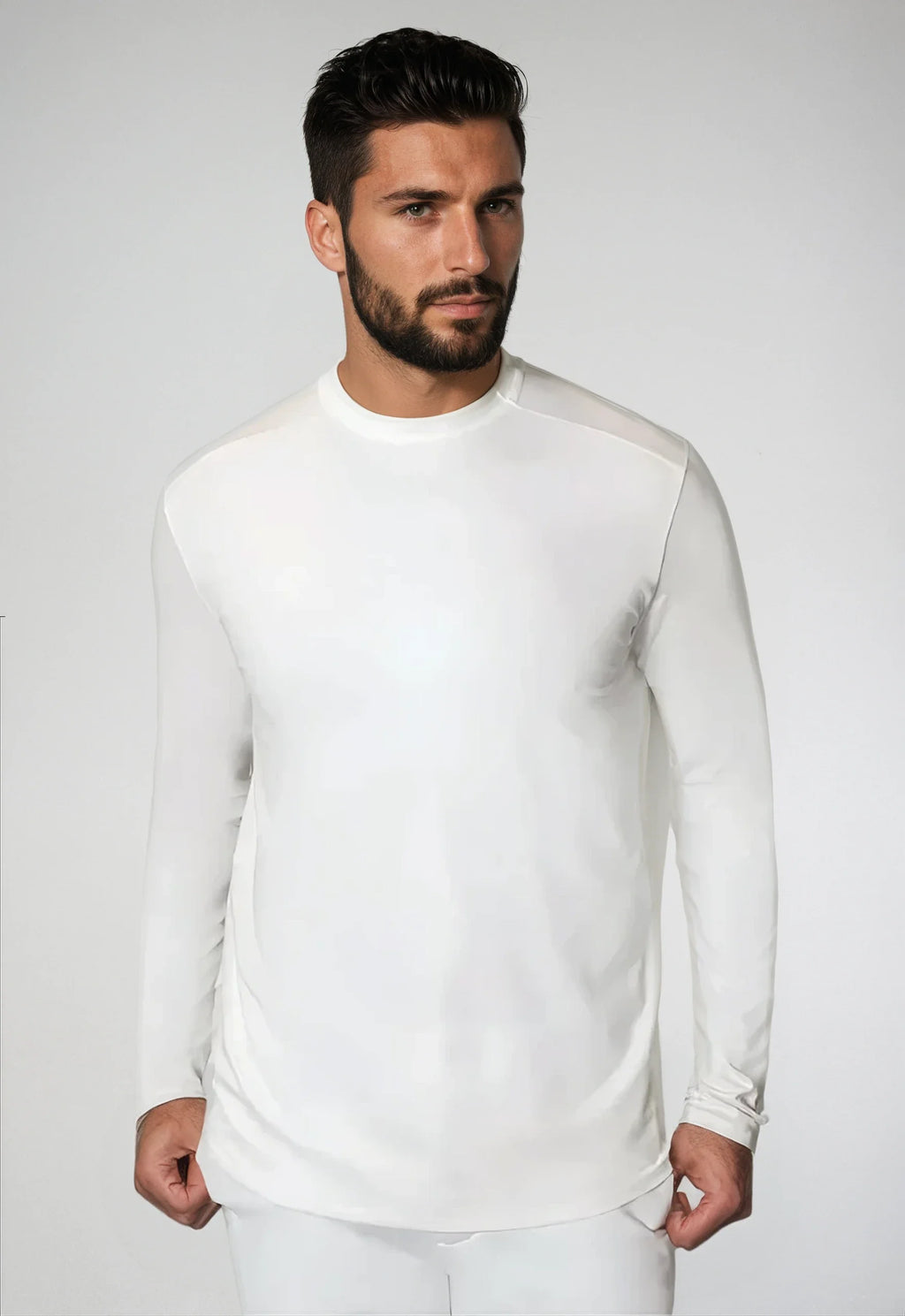 Buki Cinqo Long Sleeve Tech Tee - White