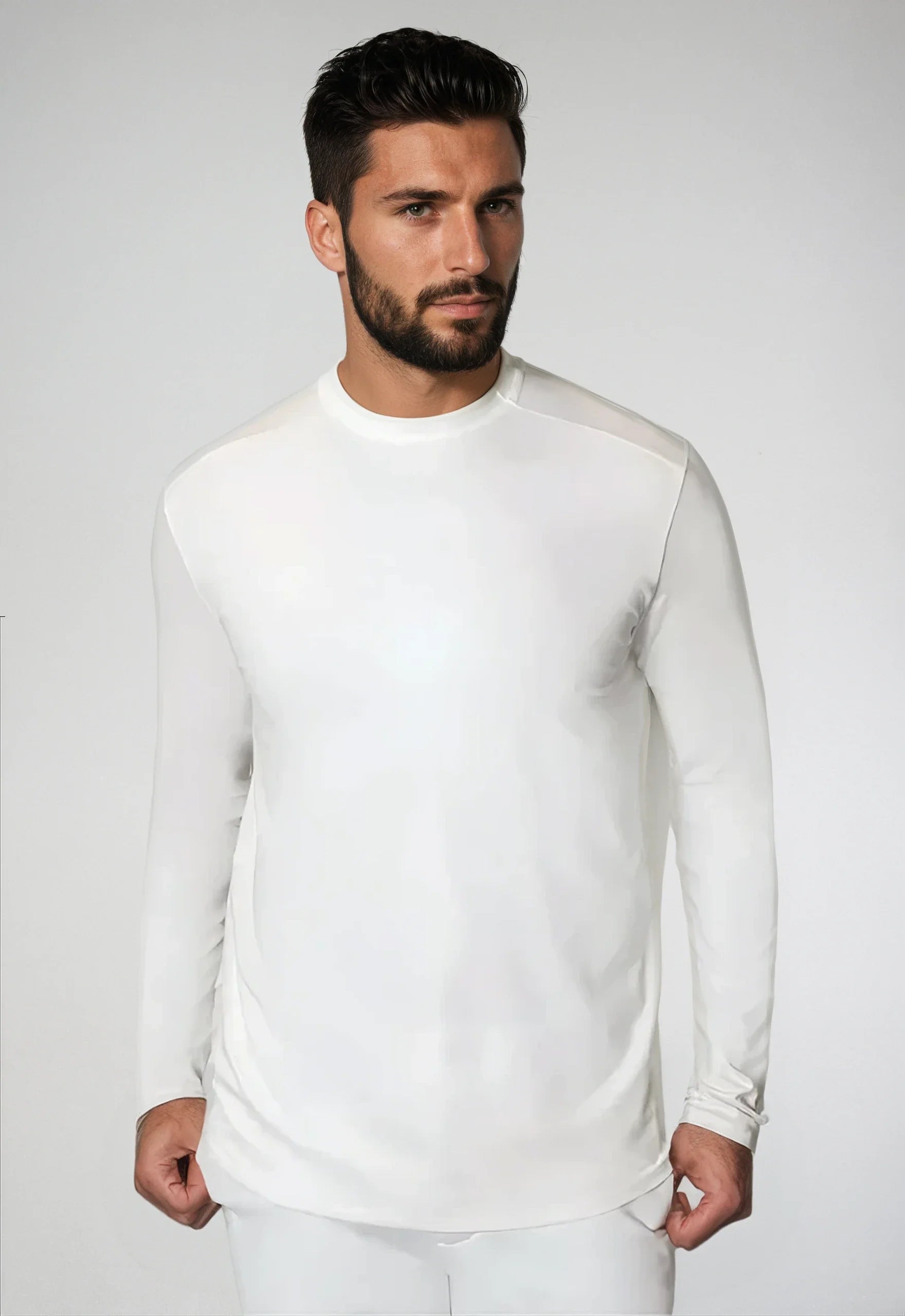 Buki Cinqo Long Sleeve Tech Tee - White