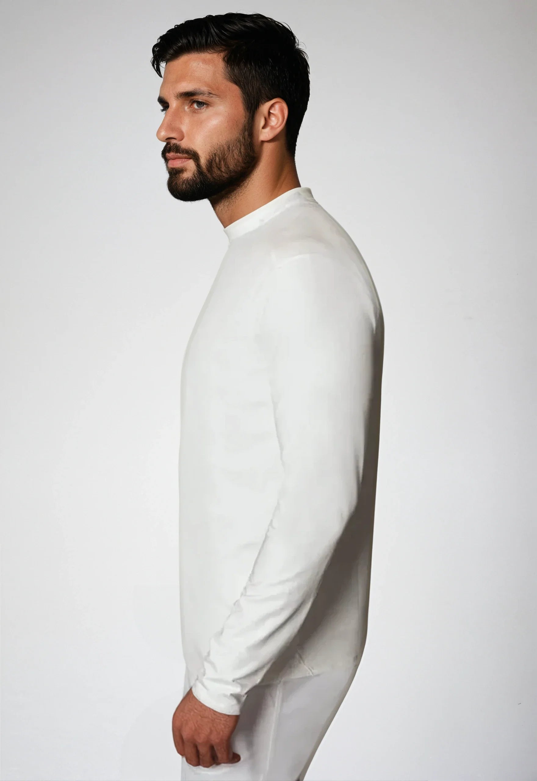 Buki Cinqo Long Sleeve Tech Tee - White