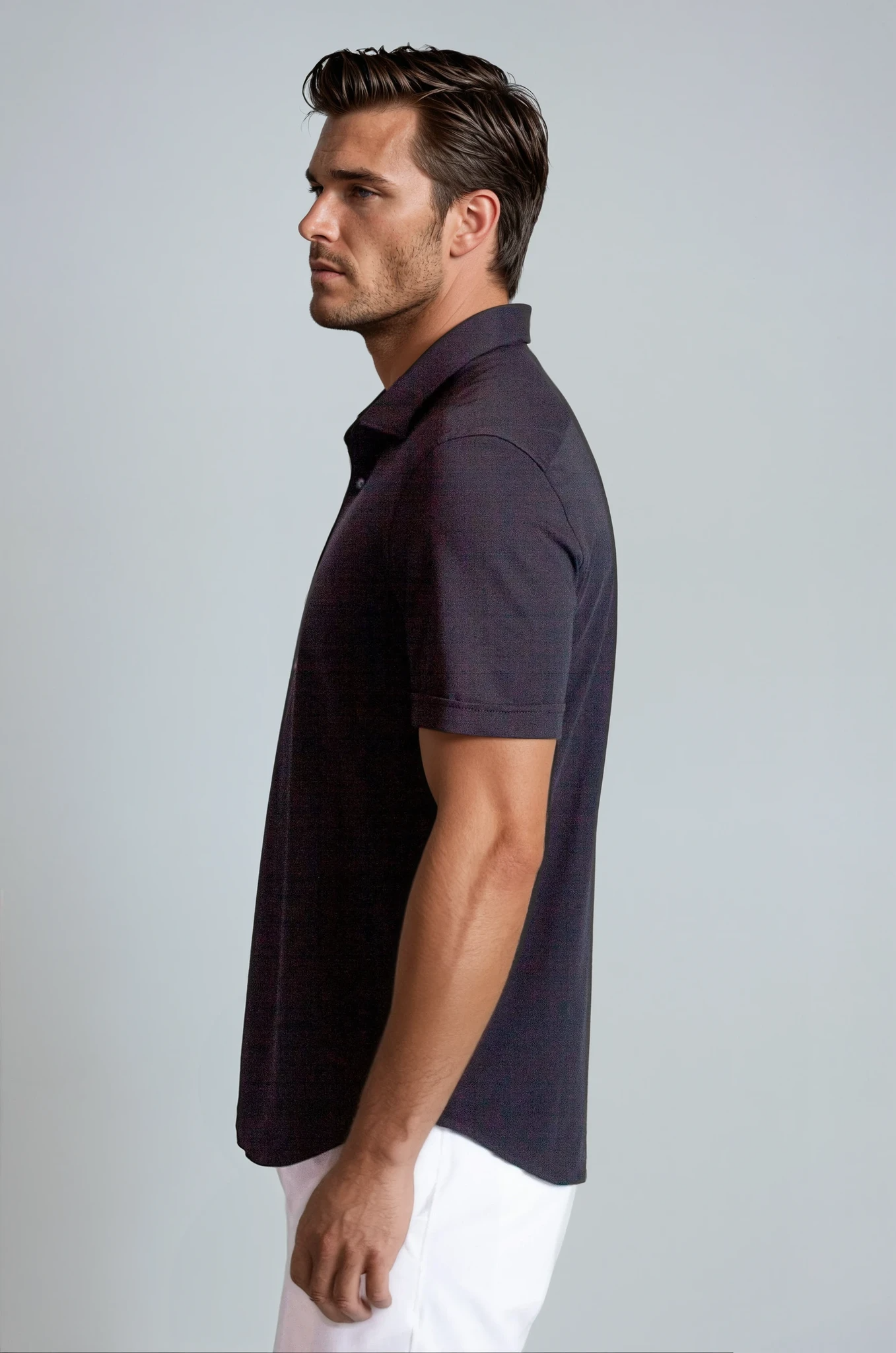 Cinqo 'Single Shot' Short Sleeve Shirt - Black