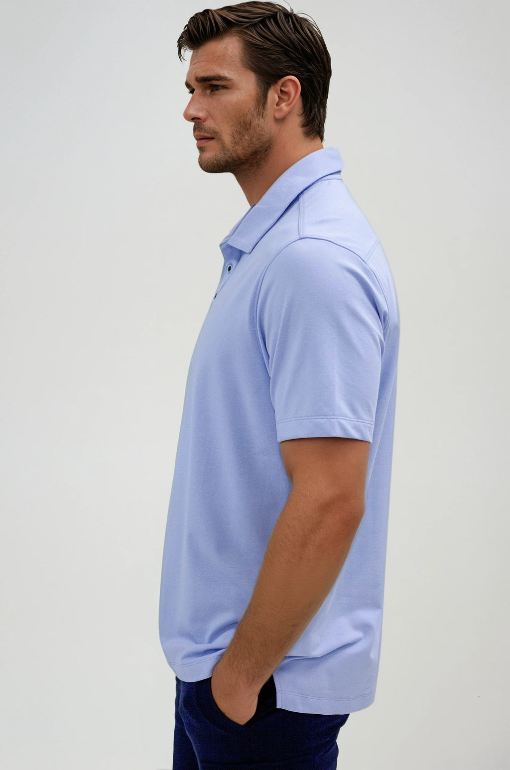 Buki Cinqo Polo - Cool Blue