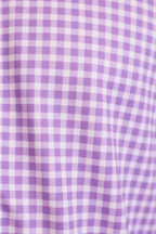 Mauro Long Sleeve Check Tech Shirt - Lavender
