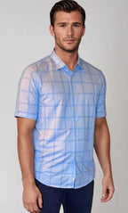 Montauk Check Short Sleeve Tech Shirt