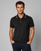 Pocket Polo Shirt - Black