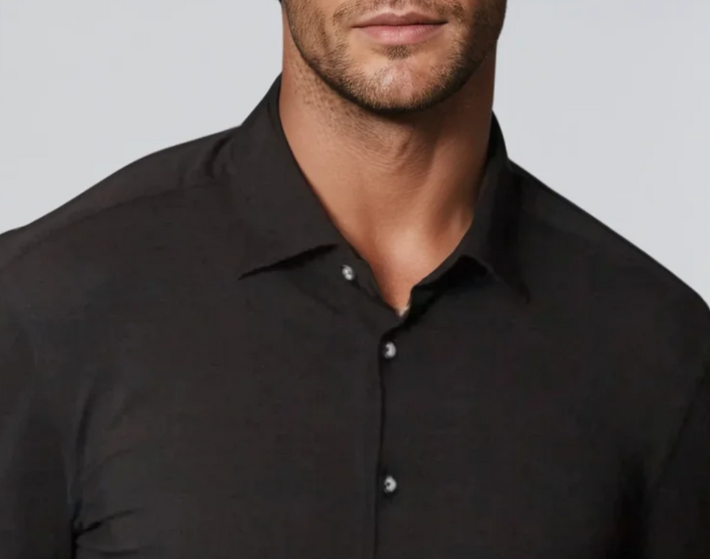 Cinqo 'Single Shot' Long Sleeve Shirt - Black